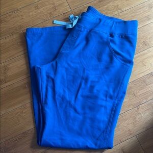 Figs Royal Blue Kade Cargo Scrub Pants